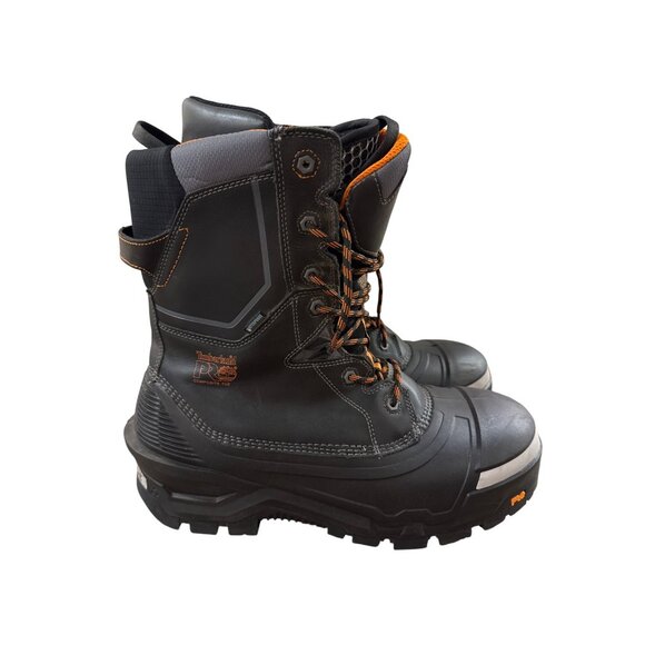 Timberland Pro Composite Toe Mens Work Boots Size 14W Black & Orange Durable Des - Picture 6 of 12
